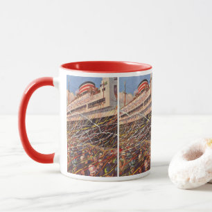 Reise auf einem alten Kreuzfahrtschiff; Bon Voyage Tasse