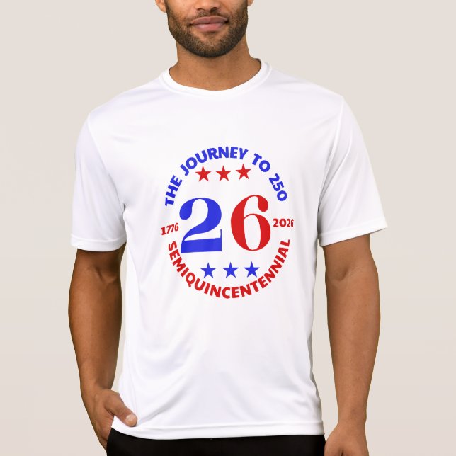 REISE BIS 250: SEMIQUINCENTENNIAL T-Shirt (Vorderseite)