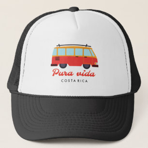 Reise-Brandung Van Costa Ricas Pura Vida Truckerkappe