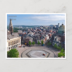 Reise Charleroi Belgien Vintage RETRO Postkarte