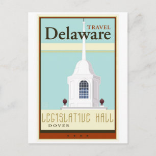 Reise Delaware Postkarte