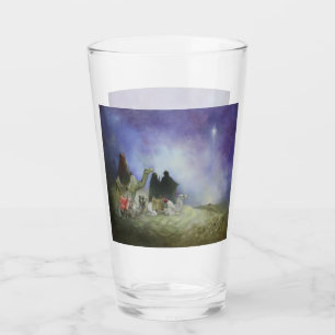 Reise der Heiligen Drei Könige Glas Tasse