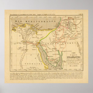 Reise-DES-Israelite depuis leur Ausfall d'Egypte Poster