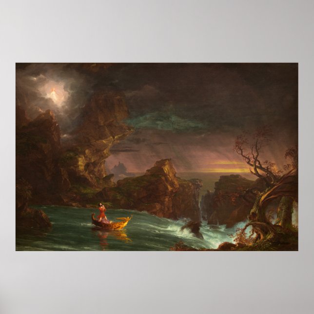 Reise des Lebens: Manhood (1842) — Thomas Cole Poster (Vorne)