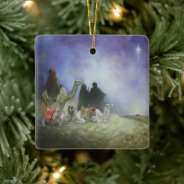 Reise des Magi-Ornaments Keramikornament