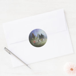 Reise des Magi-Sticker Runder Aufkleber