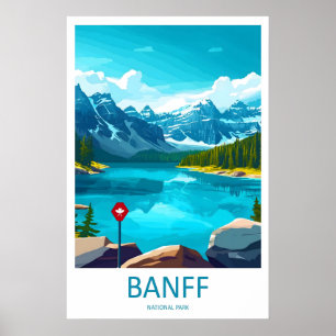 Reise Druck Wand Kunst Banff Nationalpark Banff