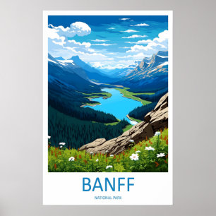 Reise-Druck-Wandkunst Banff Nationalpark Banff Poster