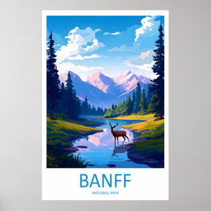 Reise-Druck-Wandkunst Banff Nationalpark Banff Poster