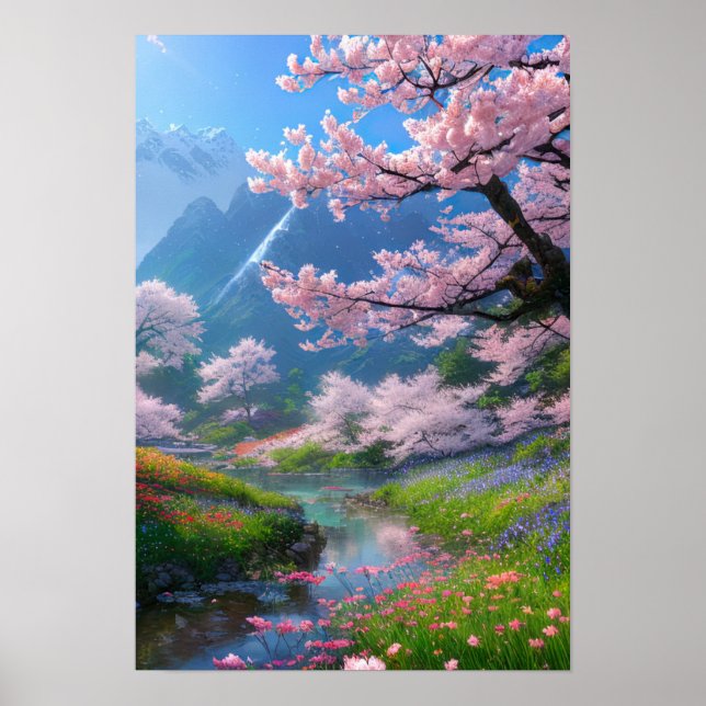 Reise durch Cherry Blossom Bliss Poster (Vorne)