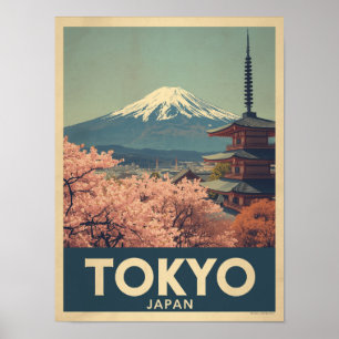 Reise durch das alte Tokio Poster