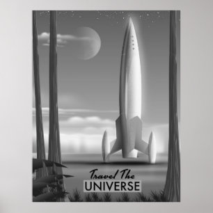 Reise durch das Universum Mono (limitierte Auflage Poster