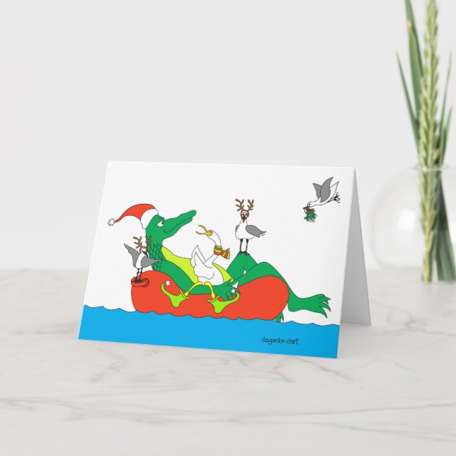 Reise durch die Urlaubskarte Feiertagskarte (Vorderseite)