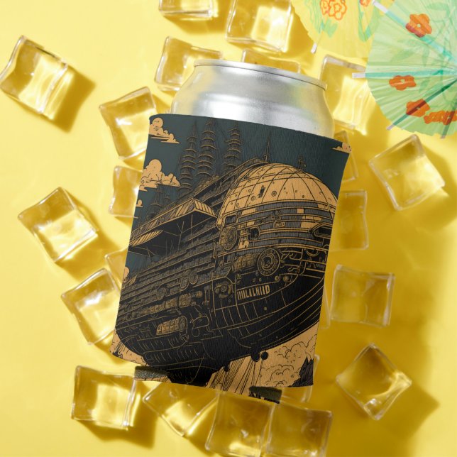 Reise durch die Zeit: Steampunk-Luftschiff Dosenkühler (In Situ Sommer)