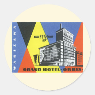 Reise durch Europa im Stil der Vergangenheit, Wars Runder Aufkleber