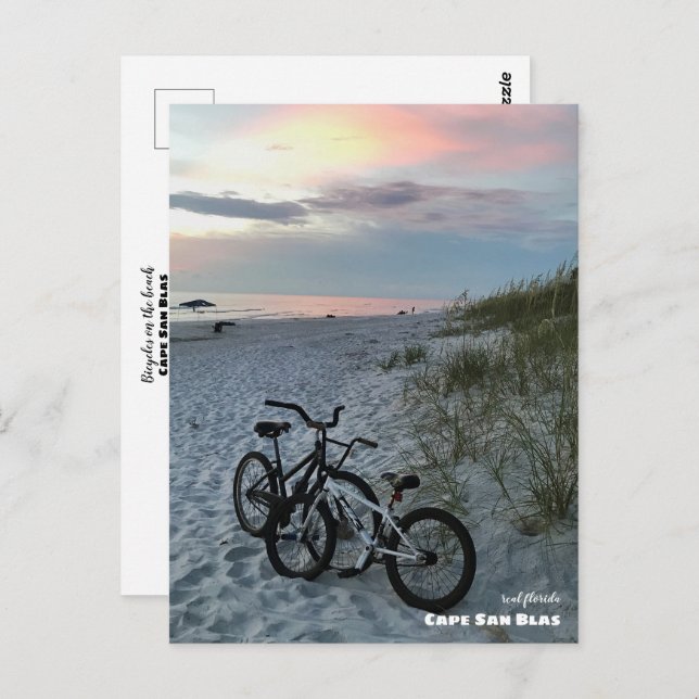 Reise-  | Florida - Cape San Blas Beach Sunset Postkarte (Vorne/Hinten)