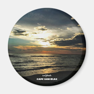 Reise-    Florida Cape San Blas Sunset Magnet