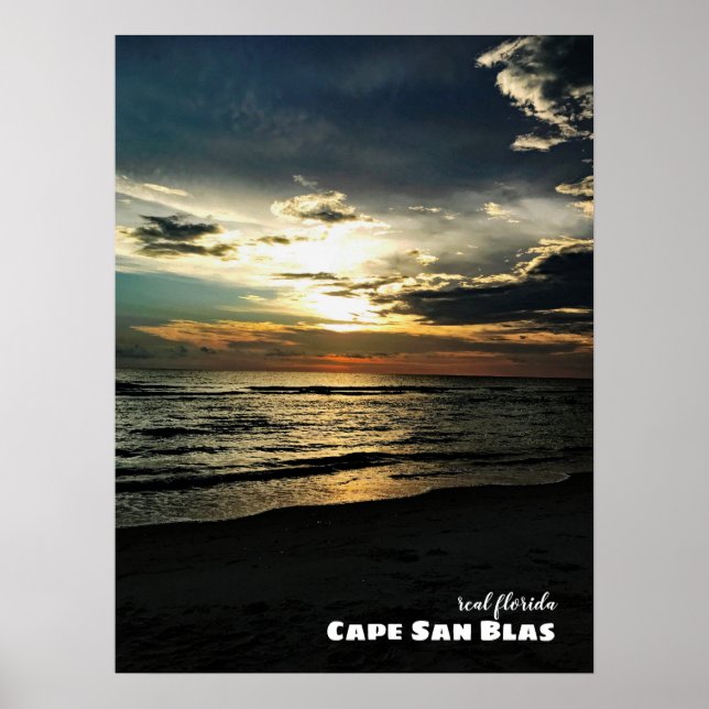 Reise-  | Florida Cape San Blas Sunset Poster (Vorne)