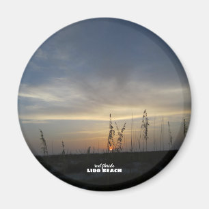 Reise- Florida - Lido Beach Sunset Magnet