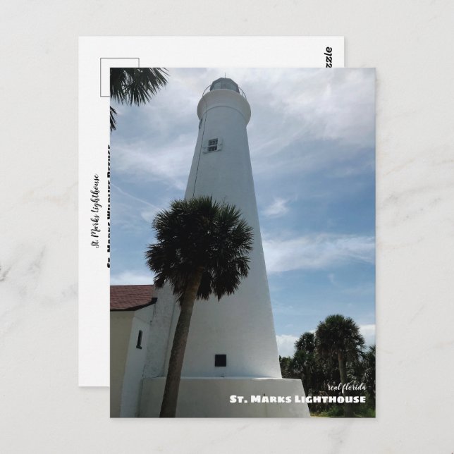 Reise-  | Florida - Marks Leuchtturm Postkarte (Vorne/Hinten)