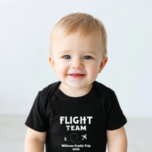 Reise Flug Team Familienurlaub Junggesellinnenabsc Baby Strampler