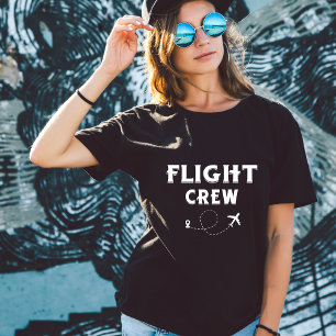 Reise Flugpersonal Flugzeug Fliegen Modern Urlaub T-Shirt