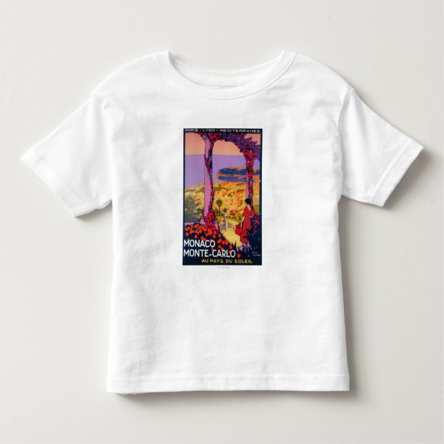 Reise-förderndes Plakat Kleinkind T-shirt (Vorderseite)