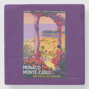 Reise-förderndes Plakat Steinuntersetzer