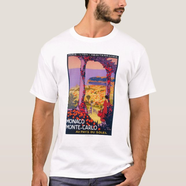 Reise-förderndes Plakat T-Shirt (Vorderseite)