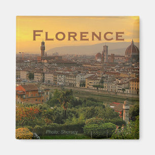 Reise-Foto-Andenken-Kühlschrankmagnet Florenz Magnet
