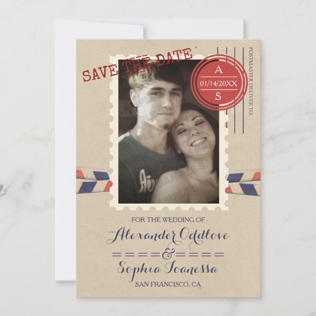 Reise Foto Save the Date (Vorderseite)