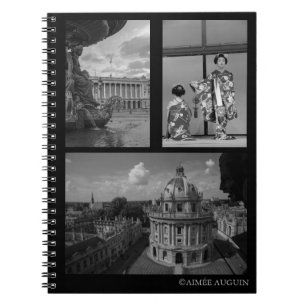 Reise-Fotografie-Notizbuch - Paris, Kyoto, Oxford Notizblock