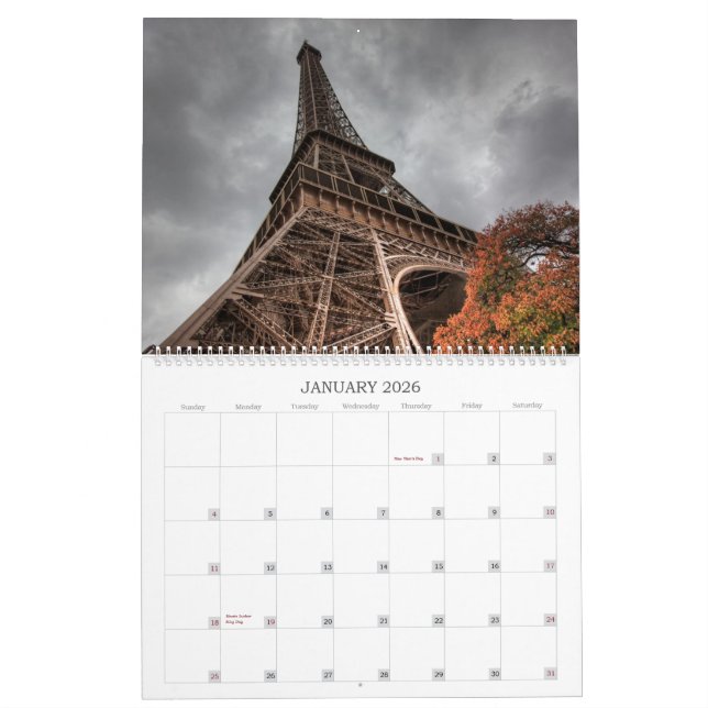 Reise-Fotos Kalender (Jan 2026)