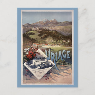 Reise Frankreich Uriage Les Bains Französische Rei Postkarte