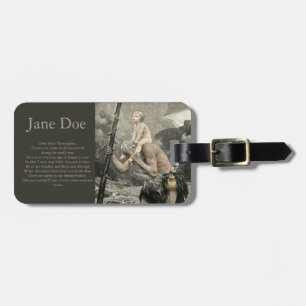 Reise-Gebets-Stich Heiligen Christophorus Christus Gepäckanhänger