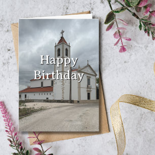 Reise Geburtstag Kirche Portugal Spaß Foto  Karte