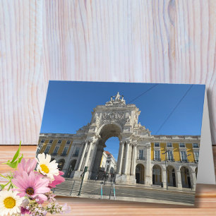 Reise Geburtstag Lissabon Portugal Spaß Foto Karte