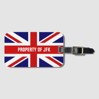 Reise-Gepäckumbauten der Gewerkschafts-Jackflagge Gepäckanhänger