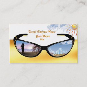 Reise-Geschäfts-Visitenkarte Visitenkarte