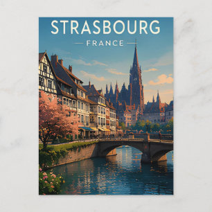 Reise-Geschenk für Straßburg Frankreich Postkarte