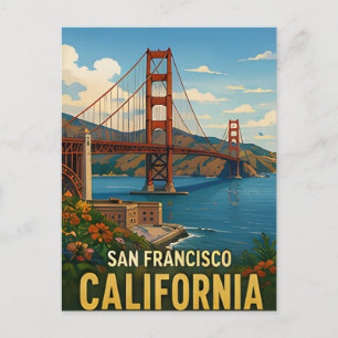 Reise-Geschenk San Francisco Kalifornien Postkarte