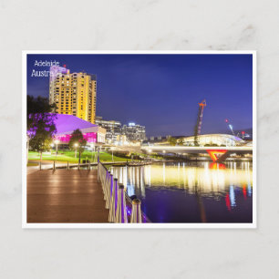 Reise im Retro-Stil Adelaide Australien Australie Postkarte