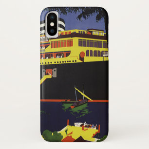 Reise im Stil der Vergangenheit, Art Deco Kreuzfah Case-Mate iPhone Hülle