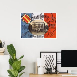 Reise im Stil der Vergangenheit, Grand Hotel Paix, Poster