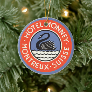 Reise im Stil der Vergangenheit, Hotel Swan Bird M Keramikornament