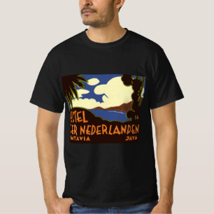 Reise im Stil der Vergangenheit Jakarta Indonesien T-Shirt
