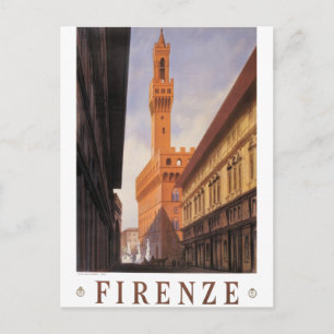 Reise im Stil vergangener Zeiten, Firenze, Florenz Postkarte
