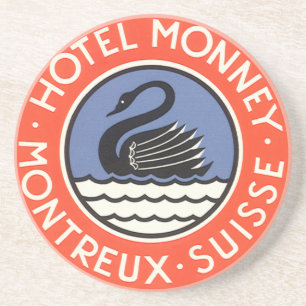 Reise im Stil vergangener Zeiten, Hotel Swan Bird Getränkeuntersetzer