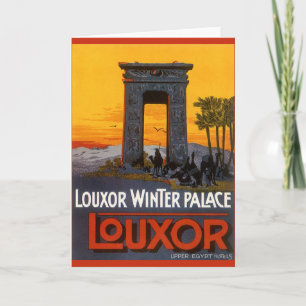 Reise im Stil vergangener Zeiten, Louxor Winter Pa Karte
