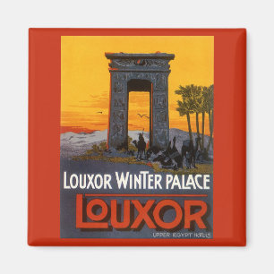 Reise im Stil vergangener Zeiten, Louxor Winter Pa Magnet